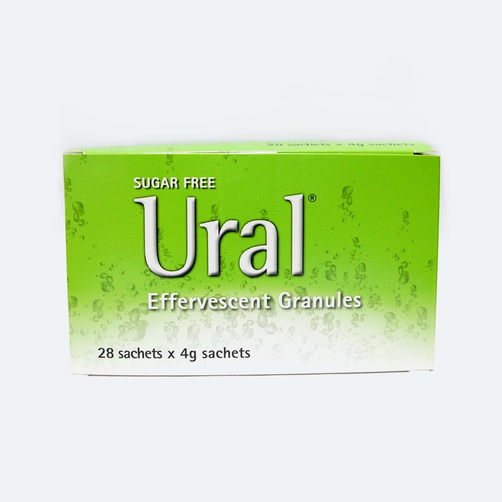 URAL EFFERVESCENT GRANULES 4GM SACHET 28'S