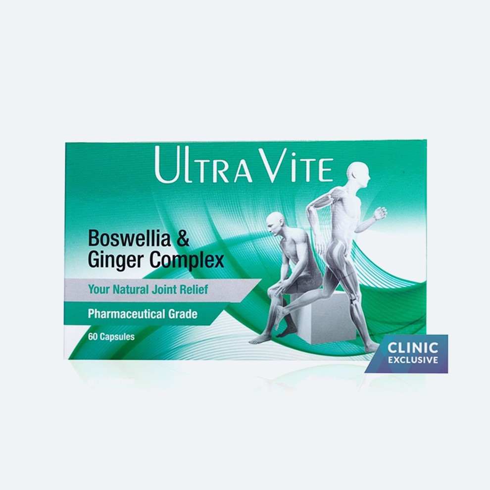 ULTRAVITE BOSWELLIA & GINGER COMPLEX CAPSULES 60'S