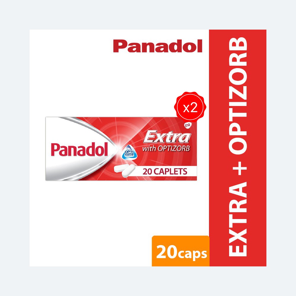 [BUNDLE OF 2] PANADOL EXTRA WITH OPTIZORB 20'S