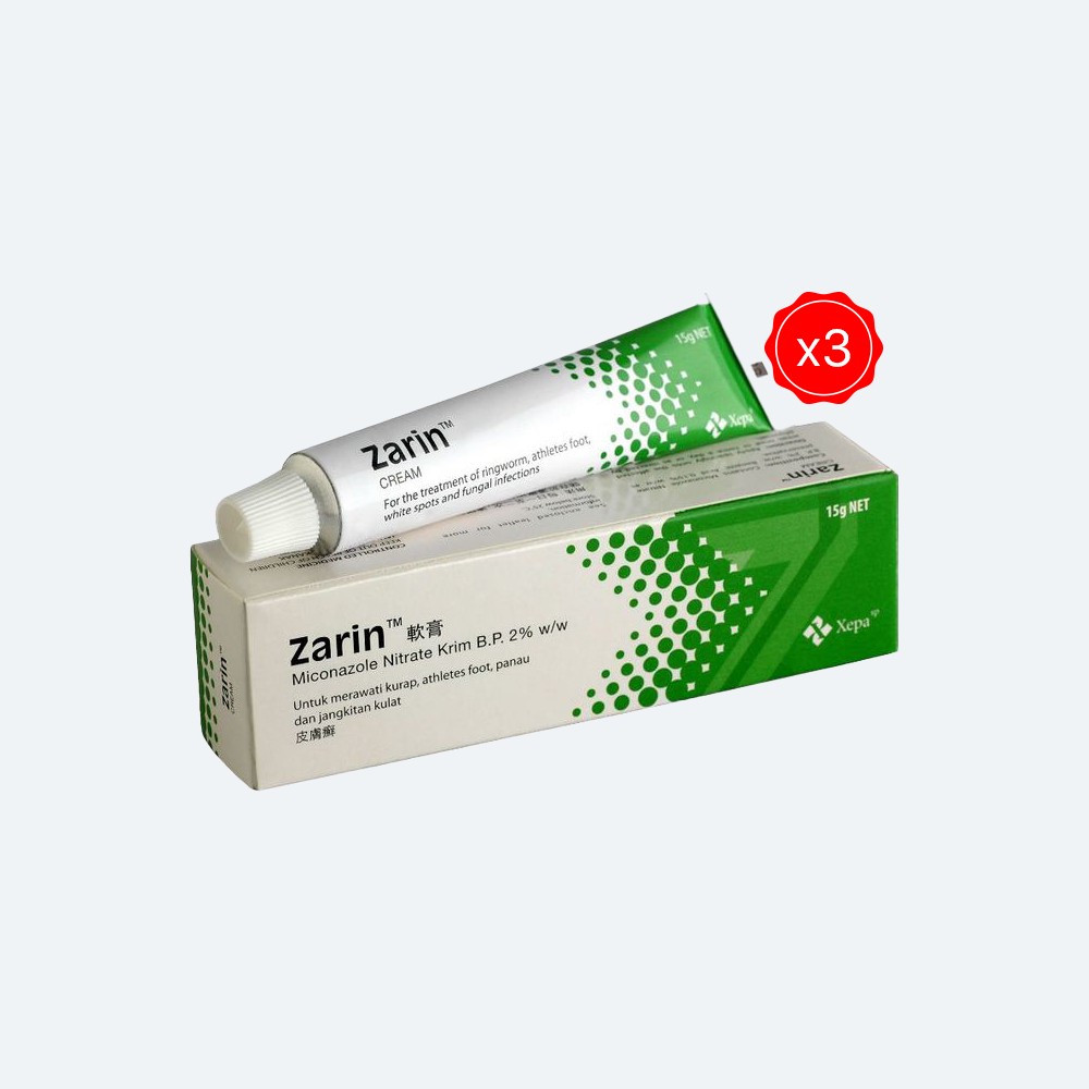 [BUNDLE OF 3] ZARIN CREAM 2% 15G