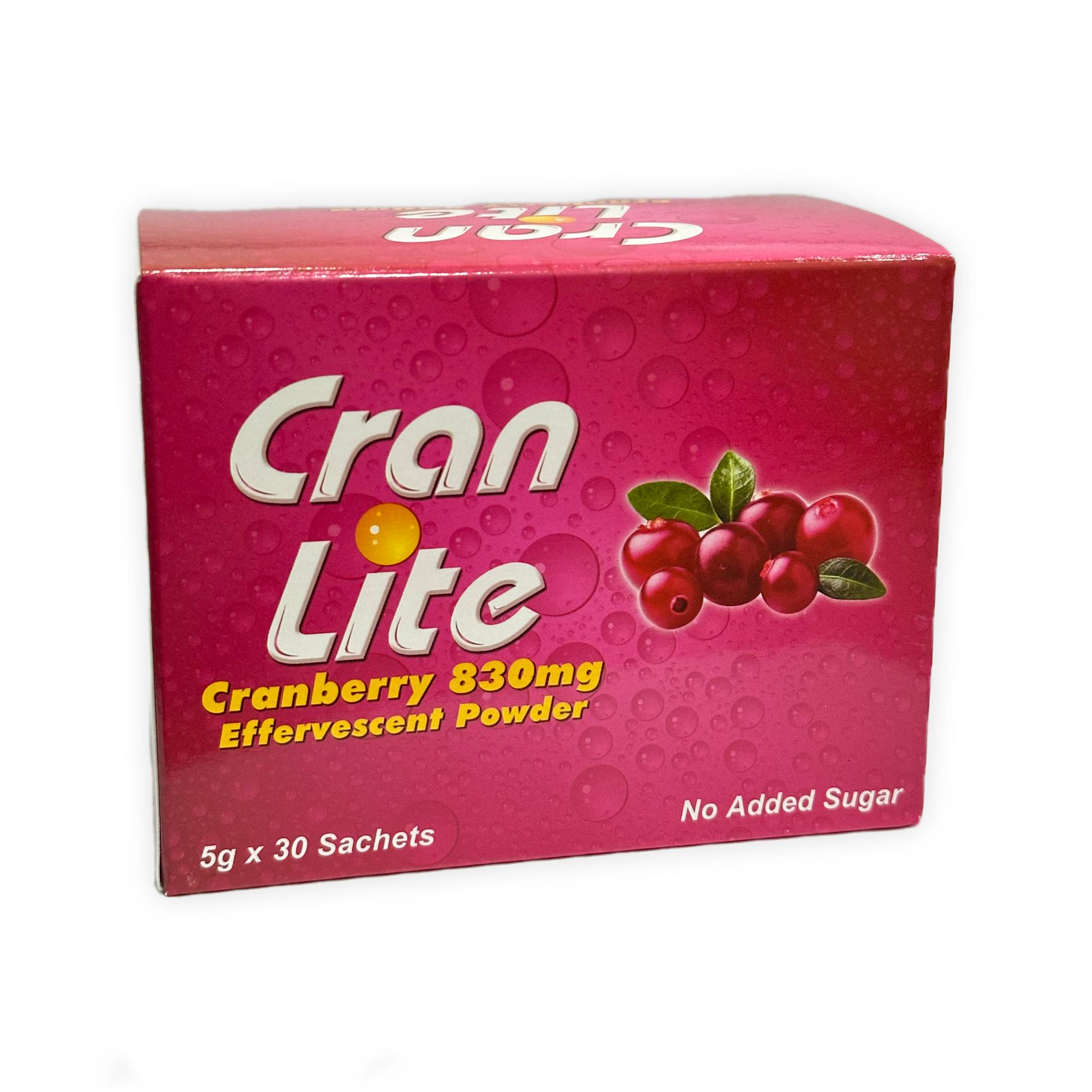 CRANLITE CRANBERRY POWDER 5G SACHETS 30'S