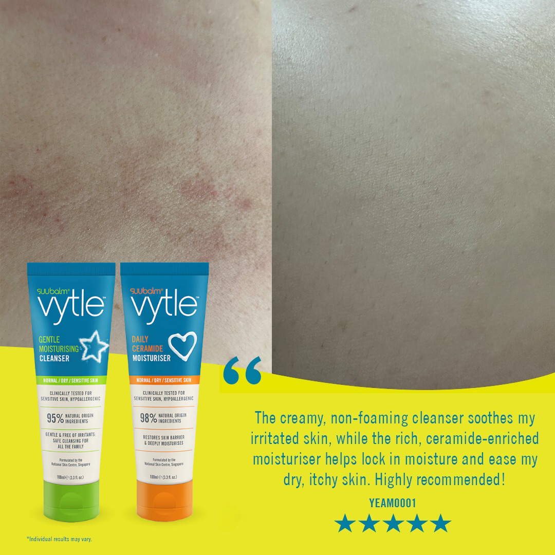 Suu Balm Vytle Gentle Moisturising Cleanser + Daily Ceramide ...