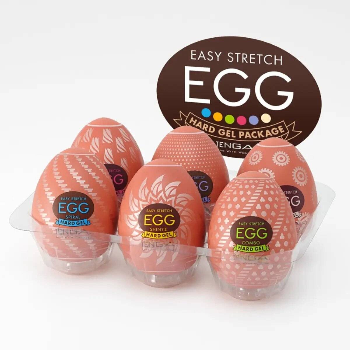 Tenga - Egg Hard Gel Edition Discreet Male Masturbator Variety Pack (For  Him) - Manadr