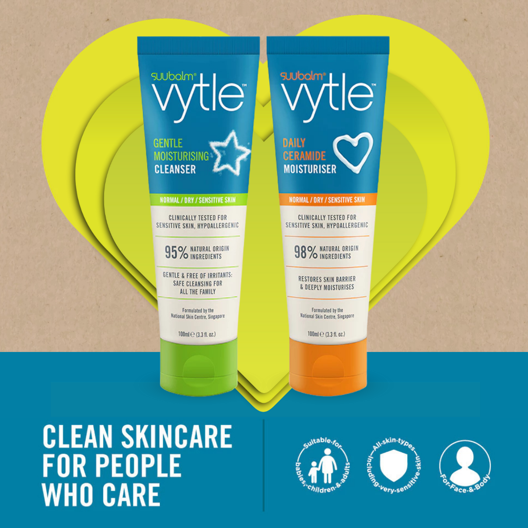 Suu Balm Vytle Gentle Moisturising Cleanser + Daily Ceramide ...