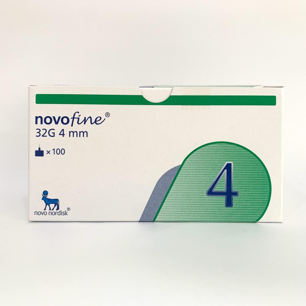 NOVO FINE NEEDLES 32G 4MM 100s