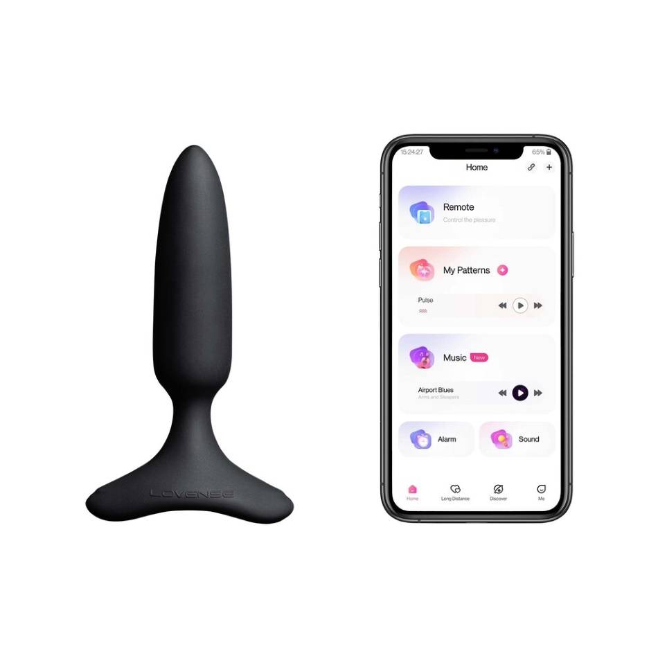 Lovense - Hush 2 App-controlled Vibrating Butt Plug (1 inch) For Him | For  Her - Manadr