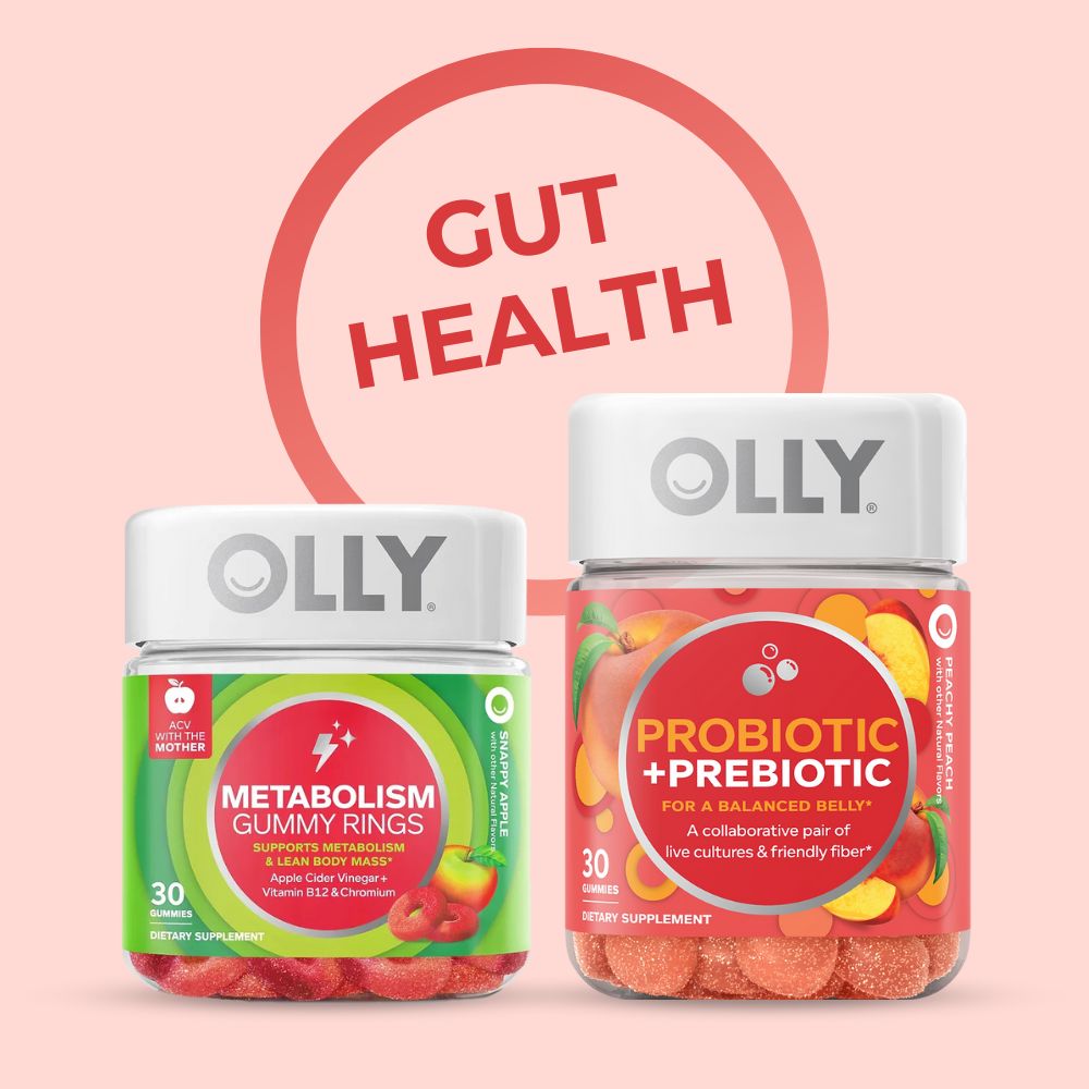 OLLY Gut Health: Metabolism + Prebiotic + Probiotic
